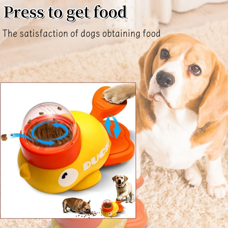 DuckJoy™  – Interactive Pet Food Dispenser - Quacky Pet Feeder