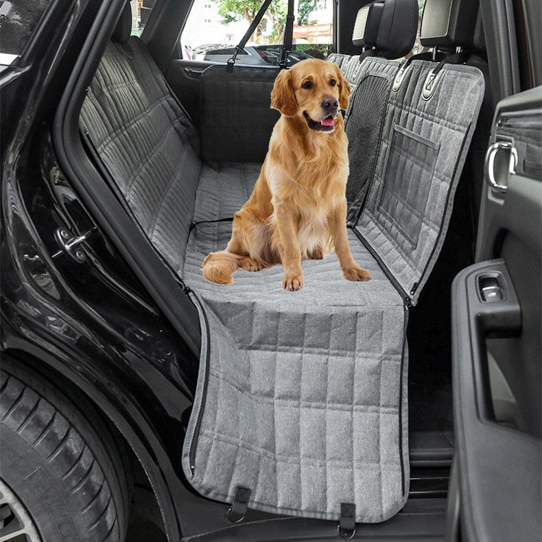 Pet Car Travel Rear Seat Cushion – Waterproof Dog Hammock Seat Cover