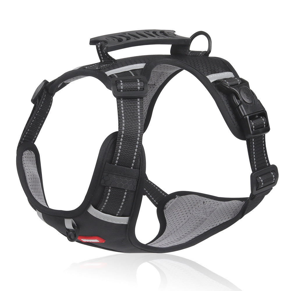 Reflective No-Pull Dog Harness – Safe & Adjustable Oxford Vest