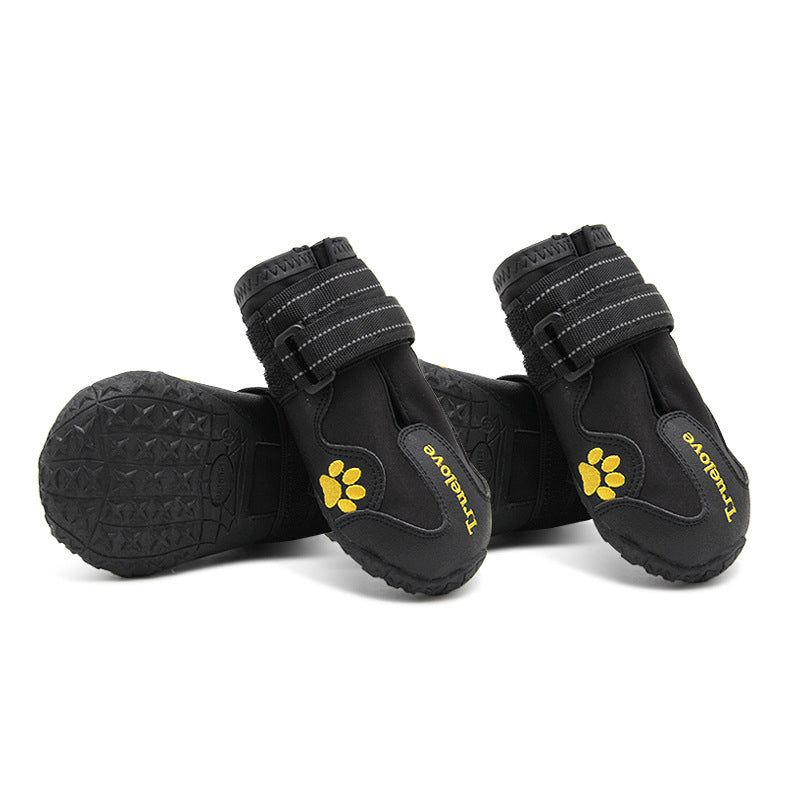 Outdoor Dog Boots for Large Breeds – Non-Slip & Waterproof Paw Protectors