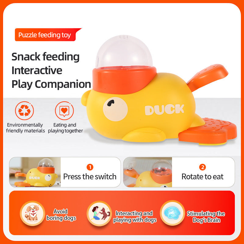 DuckJoy™  – Interactive Pet Food Dispenser - Quacky Pet Feeder