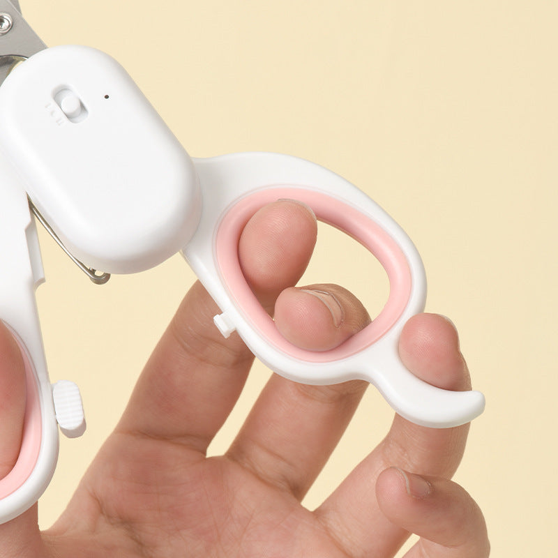 LED Light Pet Nail Clippers – Precision Trimming Scissors for Cats & Small Dogs