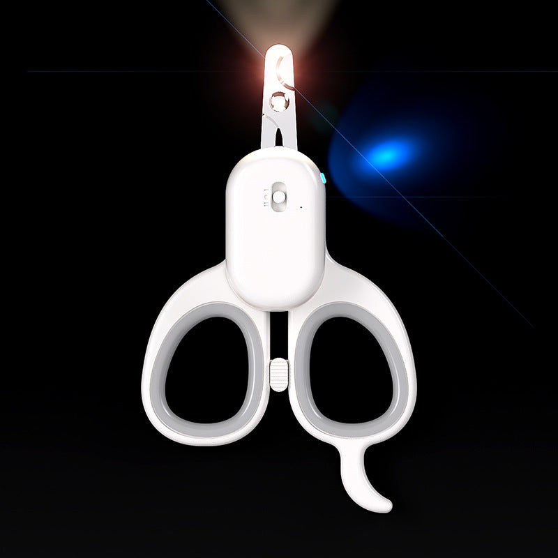 LED Light Pet Nail Clippers – Precision Trimming Scissors for Cats & Small Dogs