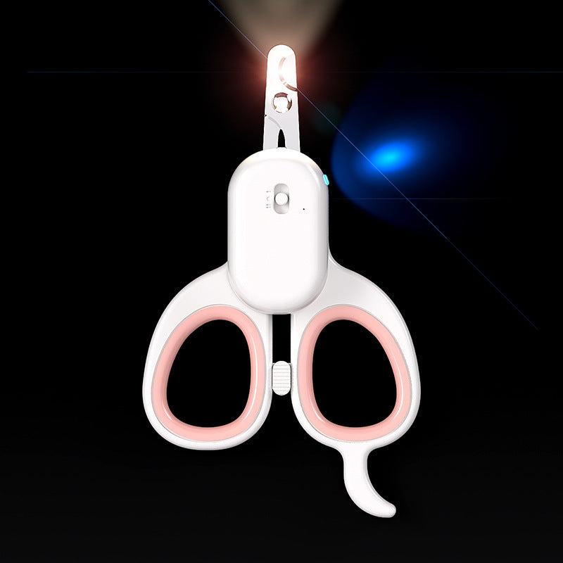 LED Light Pet Nail Clippers – Precision Trimming Scissors for Cats & Small Dogs