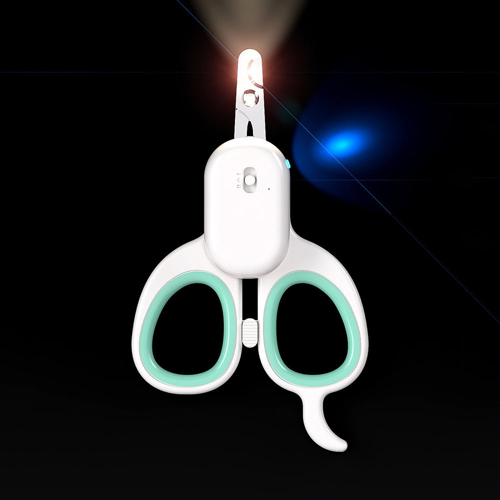 LED Light Pet Nail Clippers – Precision Trimming Scissors for Cats & Small Dogs
