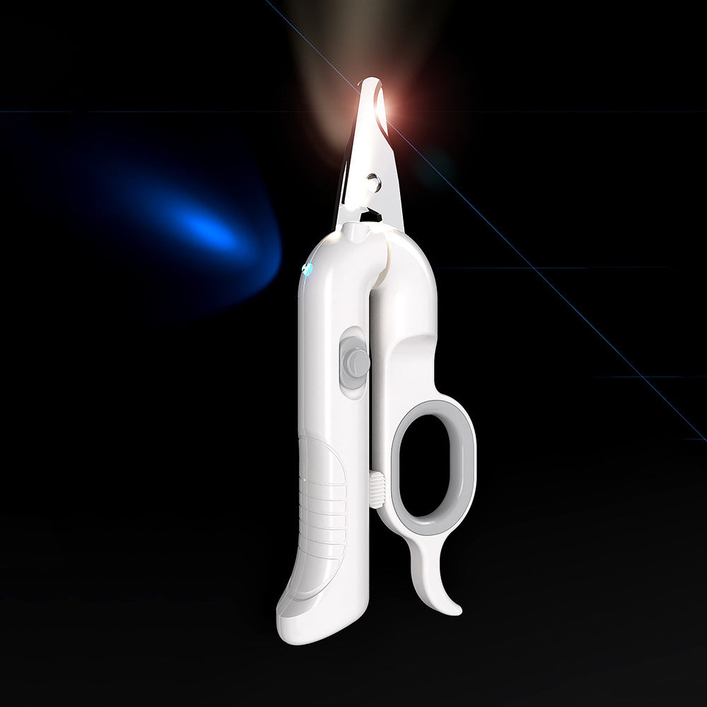 LED Light Pet Nail Clippers – Precision Trimming Scissors for Cats & Small Dogs