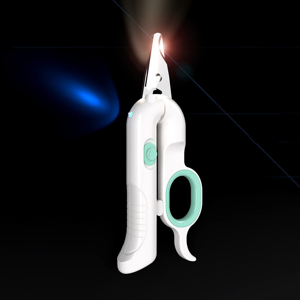 LED Light Pet Nail Clippers – Precision Trimming Scissors for Cats & Small Dogs