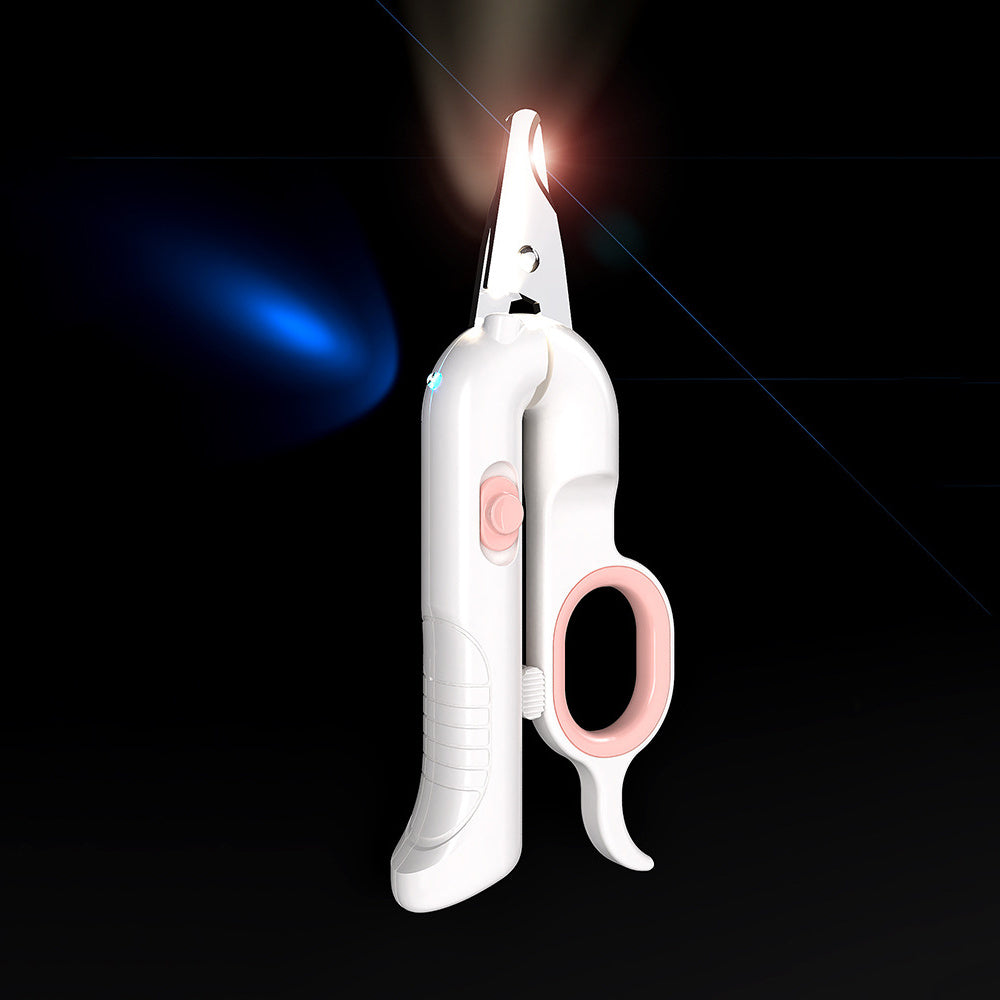 LED Light Pet Nail Clippers – Precision Trimming Scissors for Cats & Small Dogs