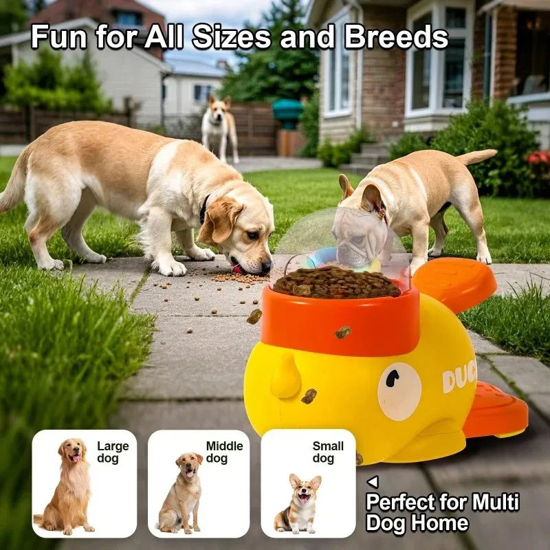 DuckJoy™  – Interactive Pet Food Dispenser - Quacky Pet Feeder
