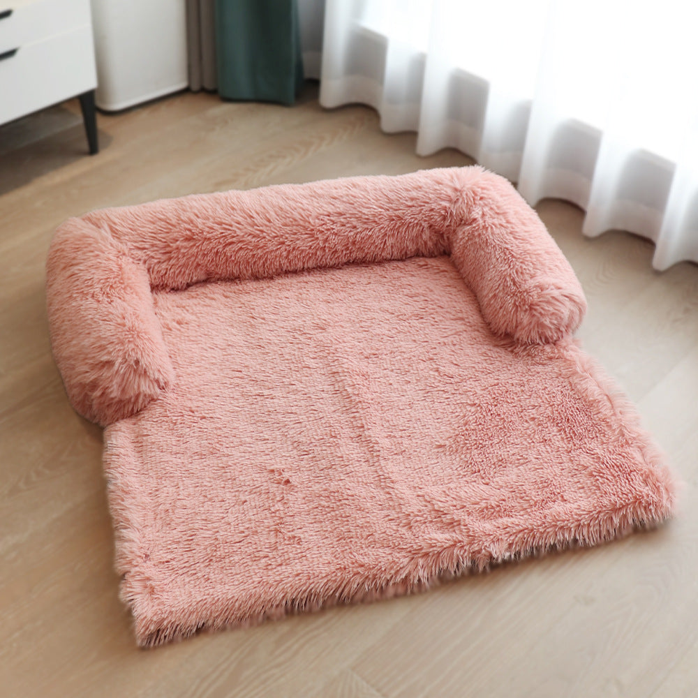 Removable Pet Sofa Bed – Ultra Soft, Washable Cushion for Dogs & Cats, Perfect for Couch, Car & Floor