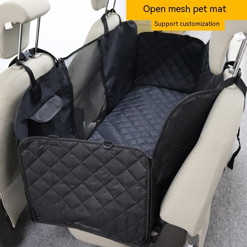Pet Car Travel Rear Seat Cushion – Waterproof Dog Hammock Seat Cover