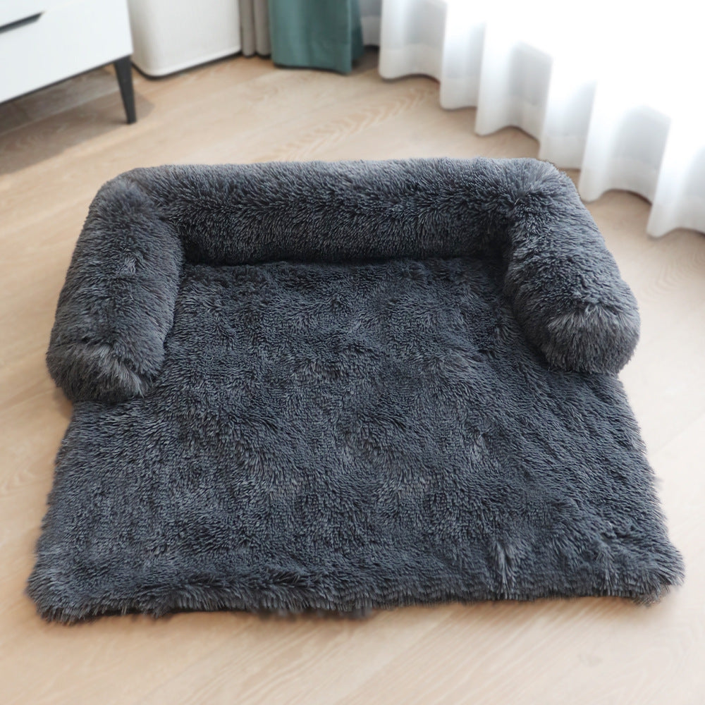 Removable Pet Sofa Bed – Ultra Soft, Washable Cushion for Dogs & Cats, Perfect for Couch, Car & Floor
