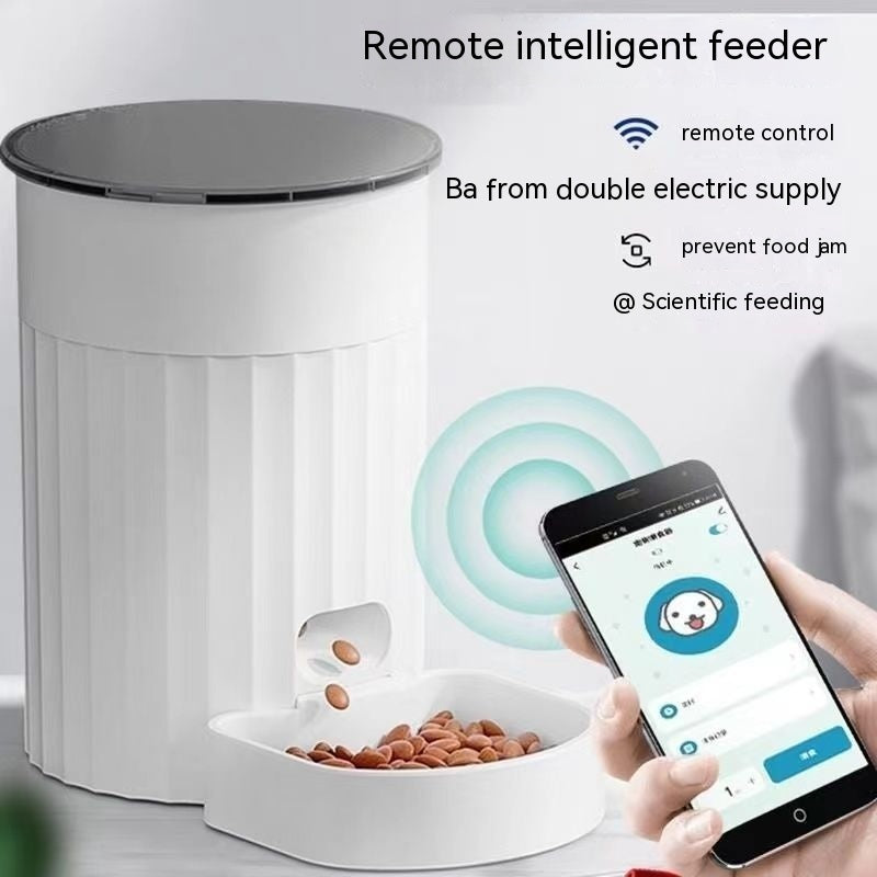 Smart WiFi Pet Feeder – Automatic Food Dispenser for Cats & Dogs (3L Capacity)