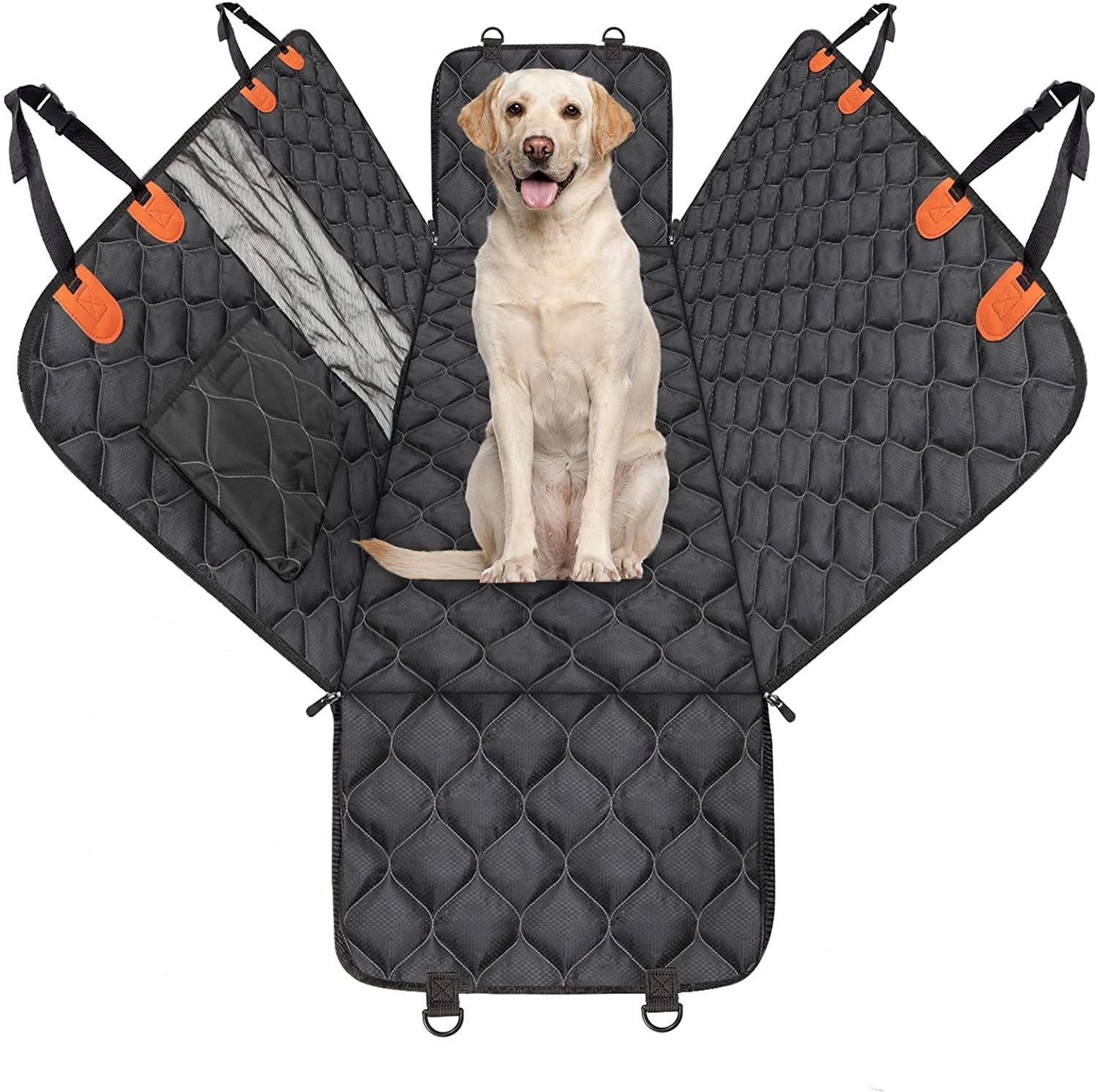 Pet Car Travel Rear Seat Cushion – Waterproof Dog Hammock Seat Cover