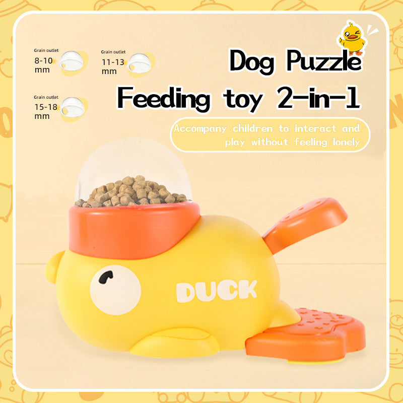 DuckJoy™  – Interactive Pet Food Dispenser - Quacky Pet Feeder