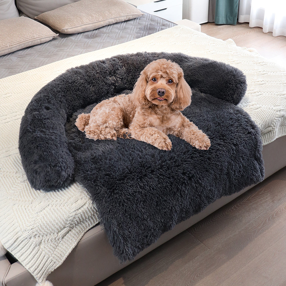Removable Pet Sofa Bed – Ultra Soft, Washable Cushion for Dogs & Cats, Perfect for Couch, Car & Floor
