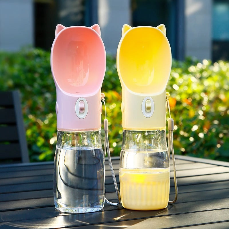 Portable Pet Water Bottle – One-Hand Hydration On-the-Go