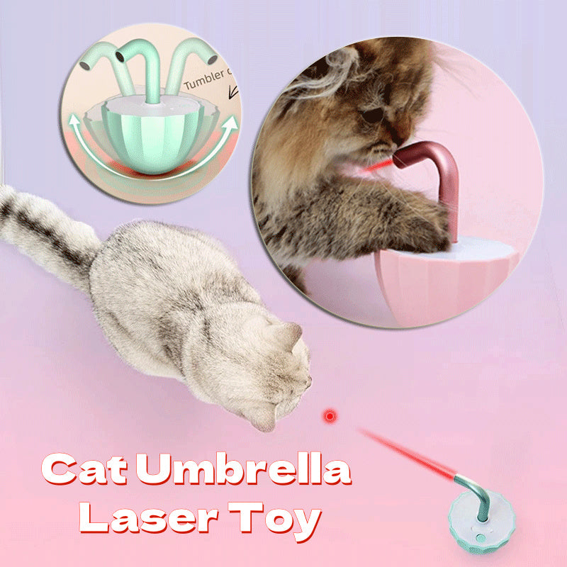LaserPurr™ Automatic Smart Interactive Cat Laser Toy – USB Rechargeable Motion Sensor Activity Game for Indoor Cats & Kittens