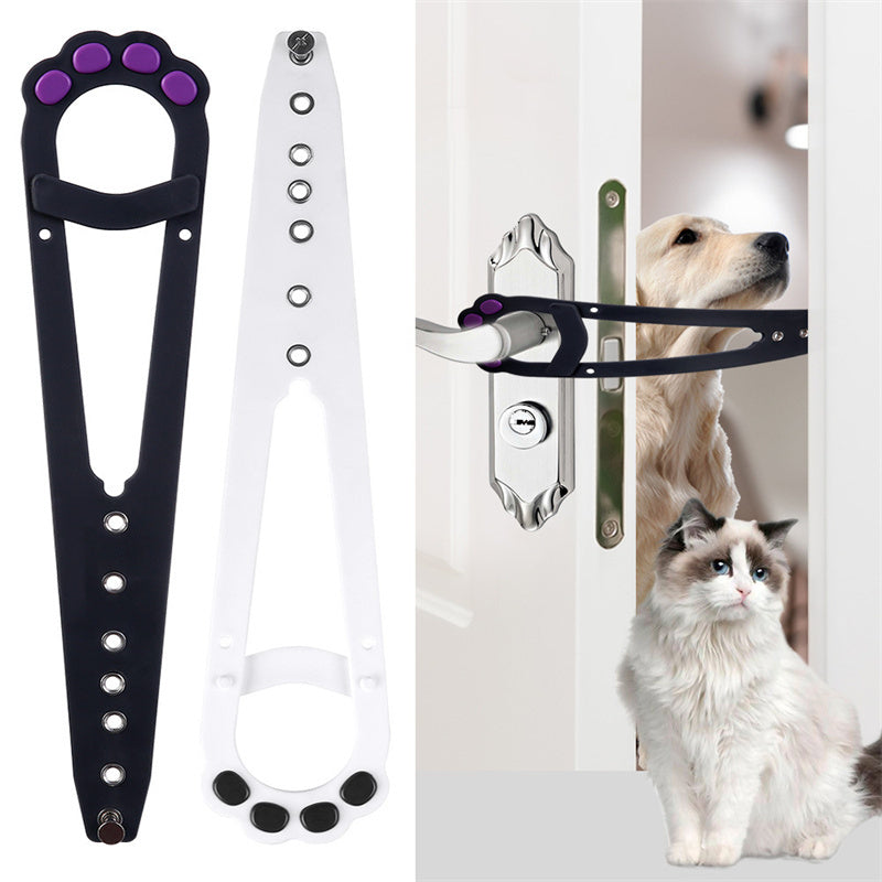 Adjustable Cat Door Latch – Dog & Baby Barrier Strap