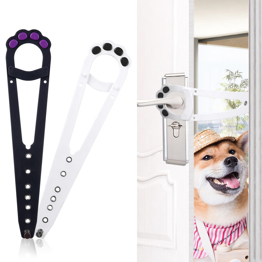 Adjustable Cat Door Latch – Dog & Baby Barrier Strap